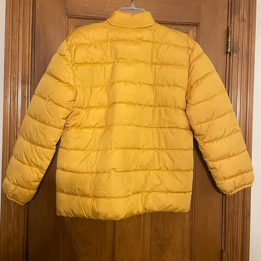 The Children’s Place Mustard Yellow Kids‎ Puffer Jacket, NWT, Size 18 (XXXL)
